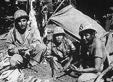 Navajo Code Talkers, Saipan, June 1944 